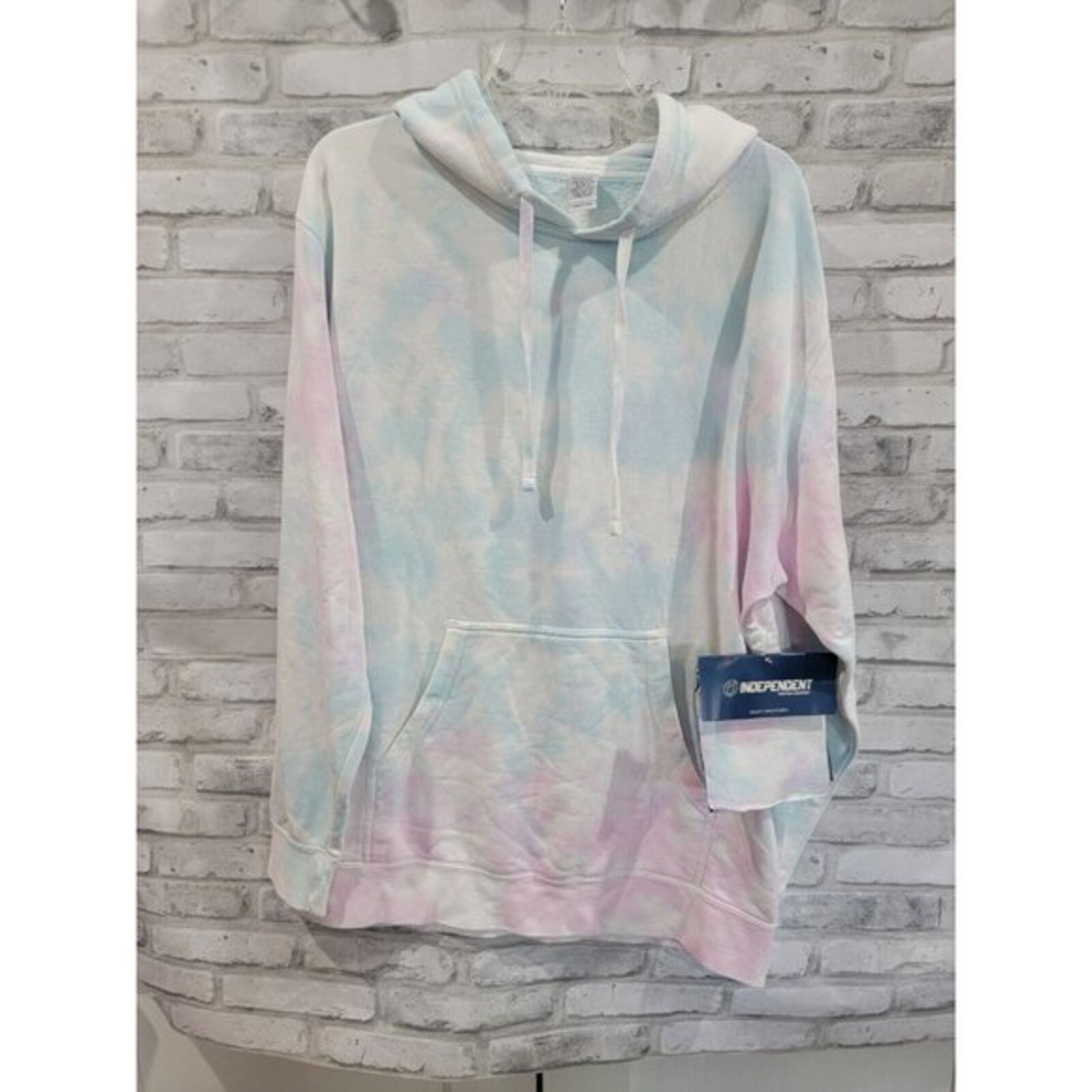 Independent Trading Co Tool Hoodie Sz Large Cotton Candy Tie Dye New w/ Samples